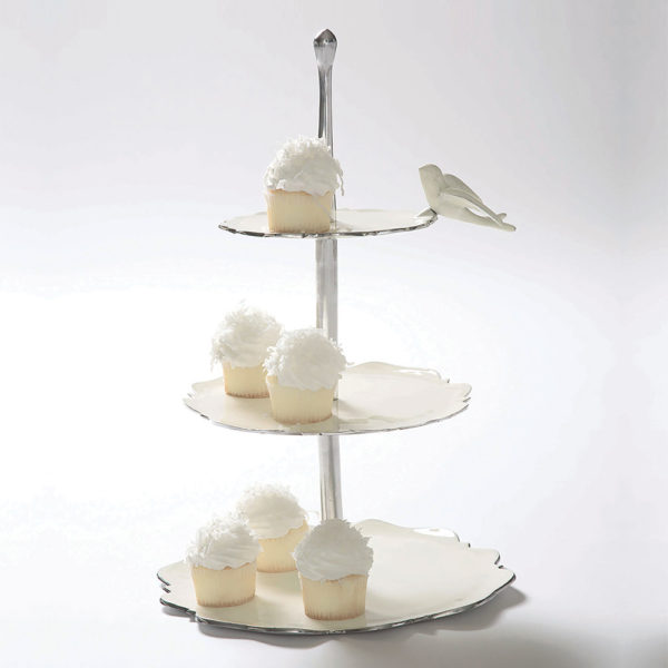 Dove Dessert Stand Oyster-0