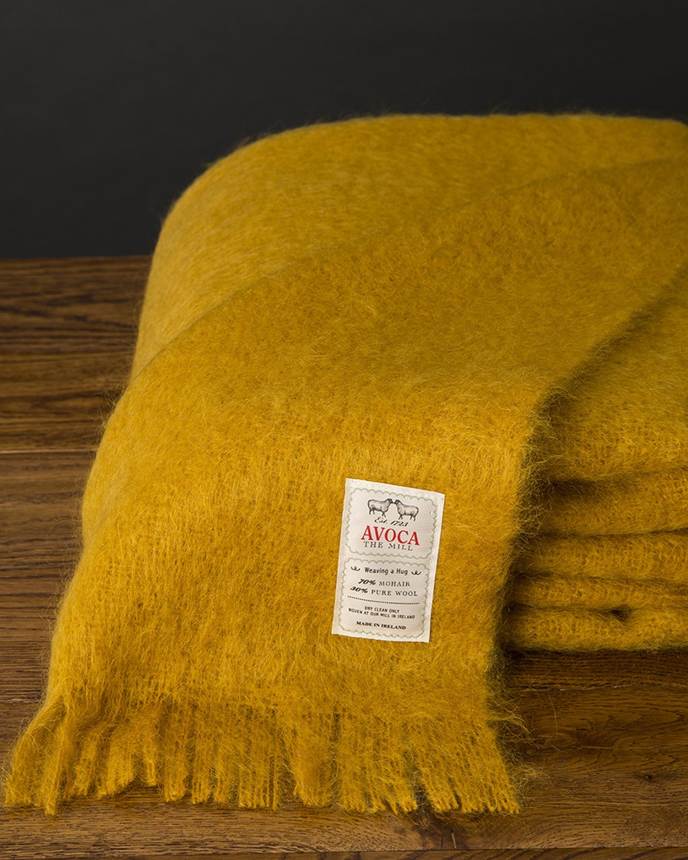 Amber Mohair Throw Room With a Soul